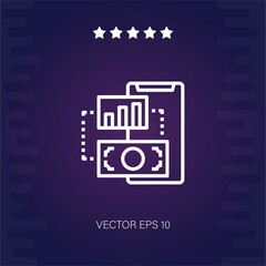 analysis vector icon