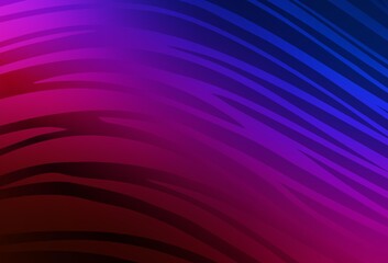 Fototapeta premium Dark Blue, Red vector backdrop with wry lines.