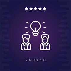 brainstorming vector icon