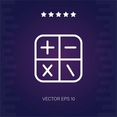 calculator vector icon