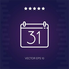 calendar vector icon