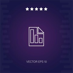 chartdocument vector icon