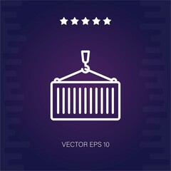 container vector icon