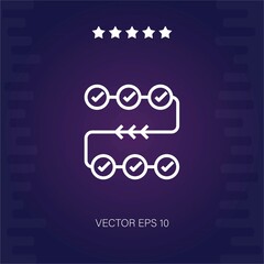 continuous vector icon