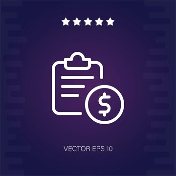 dollar vector icon modern illustration