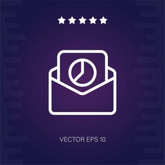 email vector icon modern illustration