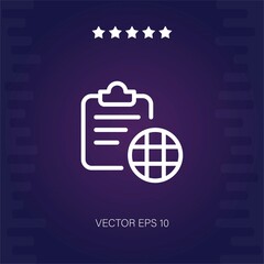 global vector icon modern illustration