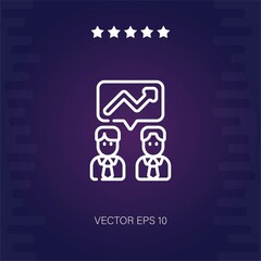 growth vector icon modern illustration