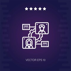human resources vector icon modern illustration