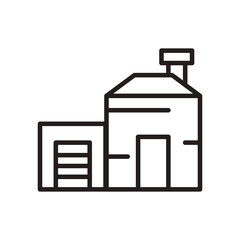 farm line style icon vector design