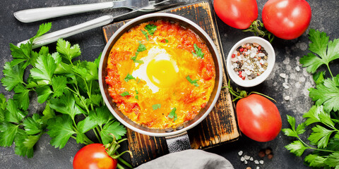 Shakshuka with tomatoes