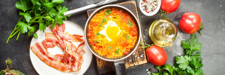 Shakshuka with tomatoes