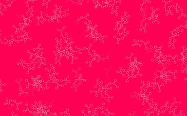 Light Red vector texture with artificial intelligence concept.