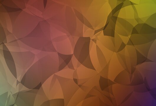 Light Multicolor vector polygon abstract backdrop.