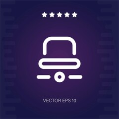 laptop vector icon modern illustration