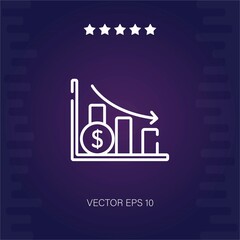 loupe vector icon modern illustration