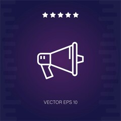 megaphone vector icon modern illustration