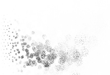 Light Gray vector backdrop with bent lines.