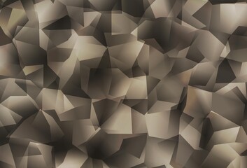 Light Gray vector abstract polygonal pattern.