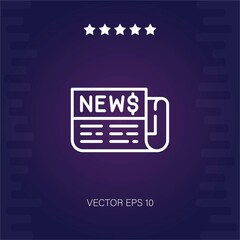 news vector icon modern illustration