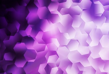 Light Purple, Pink vector shining triangular background.