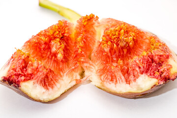 Ripe and attractive fresh figs