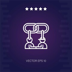 relationship vector icon modern illustration