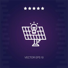 renewable energy vector icon modern illustration