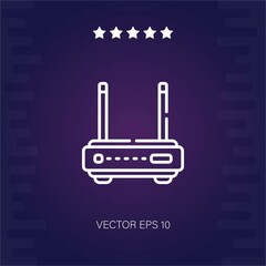 router vector icon modern illustration