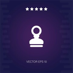 rubberstamp vector icon modern illustration