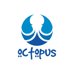 Octopus sea animal logo