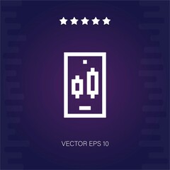 smartphone vector icon modern illustration