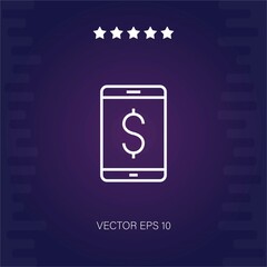 smartphone vector icon modern illustration