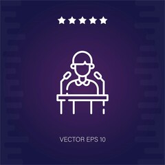 speech vector icon modern illustration