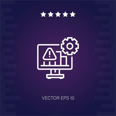 statistic vector icon modern illustration