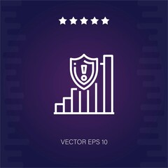 statistic vector icon modern illustration