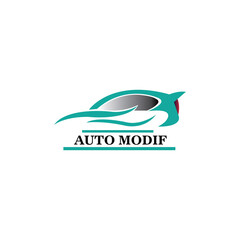 car logo automotive illustration of color vector design template