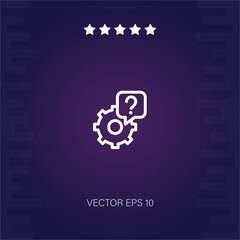 support vector icon modern illustration