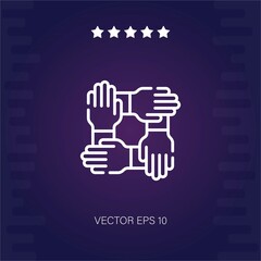 support vector icon modern illustration