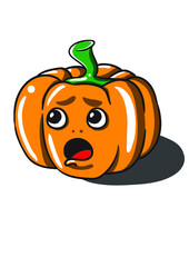 halloween pumpkin head