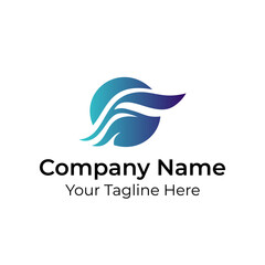 Abstract Simple Minimalist Logo Vector