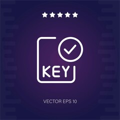 verified vector icon modern illustration