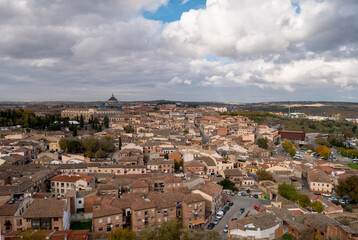 Panoramic View of City of Toledo in Spain