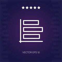 vertical vector icon modern illustration
