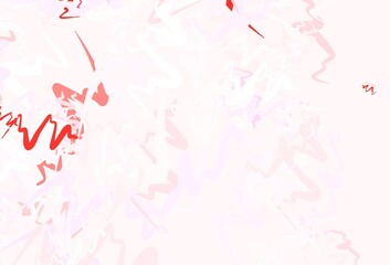 Light Pink vector texture with wry lines.