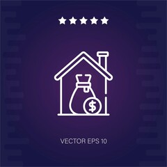 wage vector icon modern illustration