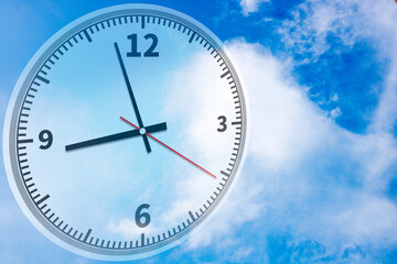 Naklejka na ściany i meble Time Planning time management concept background