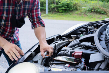 Check Car radiator,Check car yourself for car care.