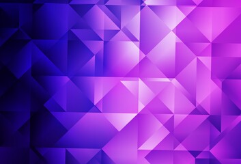 Obraz premium Light Purple, Pink vector gradient triangles template.