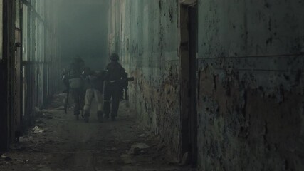 Terrorists prepare hostage for exchange